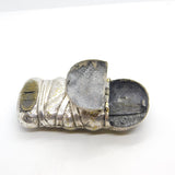 Victorian Austrian Silver Plated Baby in the Basket Novelty Vesta Case c1860