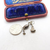 Sterling Silver Stork Delivering a Baby Charm Pendant Vintage c1970