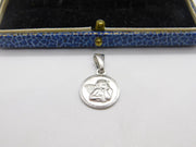 Sterling Silver Raphael's Cherub Charm Pendant Vintage c1970