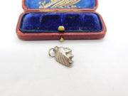 Sterling Silver Native American Head Charm Pendant Vintage c1970