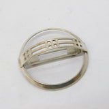 Ola M Gorie Sterling Silver Rennie Mackintosh Style Brooch Vintage 1989
