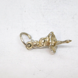 Sterling Silver Dancing Ballerina Charm Pendant Vintage c1970