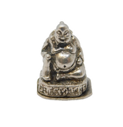 Sterling Silver Opening Buddha Charm Pendant Vintage c1970s