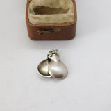 Sterling Silver Musical Maracas Charm Pendant Vintage c1970