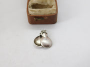 Sterling Silver Musical Maracas Charm Pendant Vintage c1970