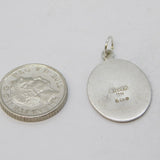 Sterling Silver St Christopher Travel Charm Pendant Vintage c1970s