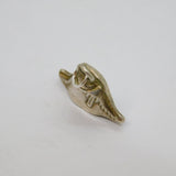 Sterling Silver Admiral's Hat Maritime Navy Charm Pendant Vintage c1970s