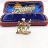 Sterling Silver 'Spirit of ''76'  Trio of Musicians Charm Pendant Vintage c1970
