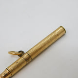 Art Deco Perry & Co. Rolled Gold Propelling Pencil Antique c1920s