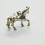 Sterling Silver Prancing Pony Charm Pendant Vintage c1970