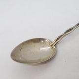 Sterling Silver & Enamel Maple Leaf Souvenir Spoon Vintage c1970
