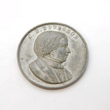 19th Century Silver Metal Medallion for Metropolitan Tabernacle Opening Antique