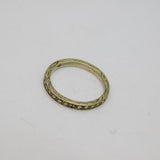 Sterling Silver Marcasite Narrow Band Deco Dress Ring Antique c1930 Size O 1/2