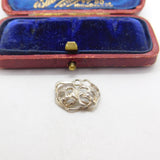 Sterling Silver Theatrical Muse Masks Charm Pendant Vintage c1970