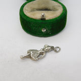 Sterling Silver Ballerina Charm Pendant Vintage c1970