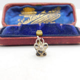 Sterling Silver Crown Charm Pendant Vintage c1970