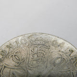 King Charles II Silver 2nd Bust Crown Coin Antique 1664 Fair-Fine Condition