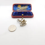 Sterling Silver Rocking Chair Charm Pendant Vintage c1970