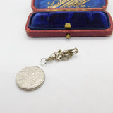 Sterling Silver Standing Soldier Charm Pendant Vintage c1970