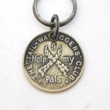 20th Century Silver 'London Tail Waggers Club' Dog Tag Antique c1930