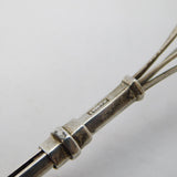 20th Century Sterling Silver Propelling 'Swizzle Stick' Cocktail Stir Fob c1920