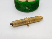 Victorian Rolled Gold Pencil Lead Holder Antique c1880