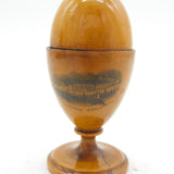 Victorian Mauchline Ware 'Beaumaris, Anglesea' Egg Cup Thimble Holder Antique