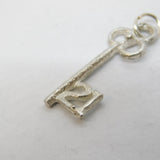 Sterling Silver 21st Birthday Key Charm Pendant Vintage c1970