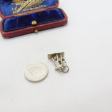Sterling Silver Flamenco Dancing Couple Charm Pendant Vintage c1970