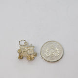 Sterling Silver Mystic In Caravan Charm Pendant Vintage c1970