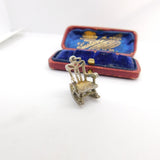 Sterling Silver Rocking Chair Charm Pendant Vintage c1970