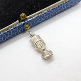 Sterling Silver Egyptian Pharaoh Charm Pendant Vintage c1970