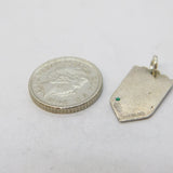 Sterling Silver Enamel St. Ives Charm Pendant Vintage c1970s