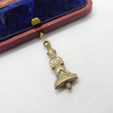 Victorian Base Metal Cornish Pixie Charm or Pendant Antique c1900