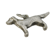 Sterling Silver Retriever Dog Charm Pendant Vintage c1970