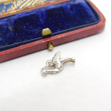 Sterling Silver Ostrich Charm Pendant Vintage c1970