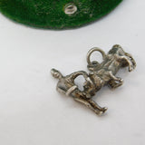 Sterling Silver Spanish Matador Charm Pendant Vintage c1970