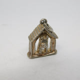 Sterling Silver Church Marriage Gate Charm Pendant Vintage c1970