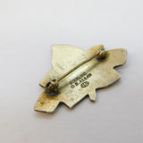 Sterling Silver Enamel Crofton House School Brooch Pin Vintage c1970