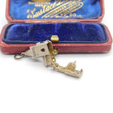 Sterling Silver Openable Church Charm Pendant Vintage c1970