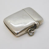 Edwardian Sterling Silver Vesta Case Antique 1906 Birmingham