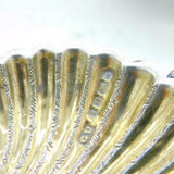Victorian Pair of Sterling Silver Dolphin Salt Cellars Antique 1874 Birmingham