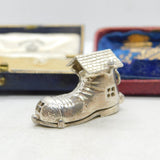 Large Family Old Mother Hubbard In The Shoe Opening Charm Vintage 1975