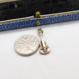 Sterling Silver Electric Guitar Musical Charm Pendant Vintage c1970