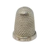 Victorian Sterling Silver Sewing Thimble Antique 1901 Chester Charles Horner
