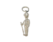 Sterling Silver Trooping The Colour Souvenir Charm Pendant Vintage c1970