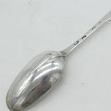 Queen Anne Britannia Silver Hanoverian Serving Spoon Antique 1702 London