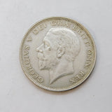 King George V .500 Silver Half Crown Coin Antique 1935 Fine Condition