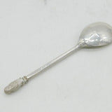 Sterling Silver Cast Owl Terminal Teaspoon Vintage 1982 London