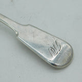 19th Century Maltese Sterling Silver Dessert Spoon Antique c1820s
